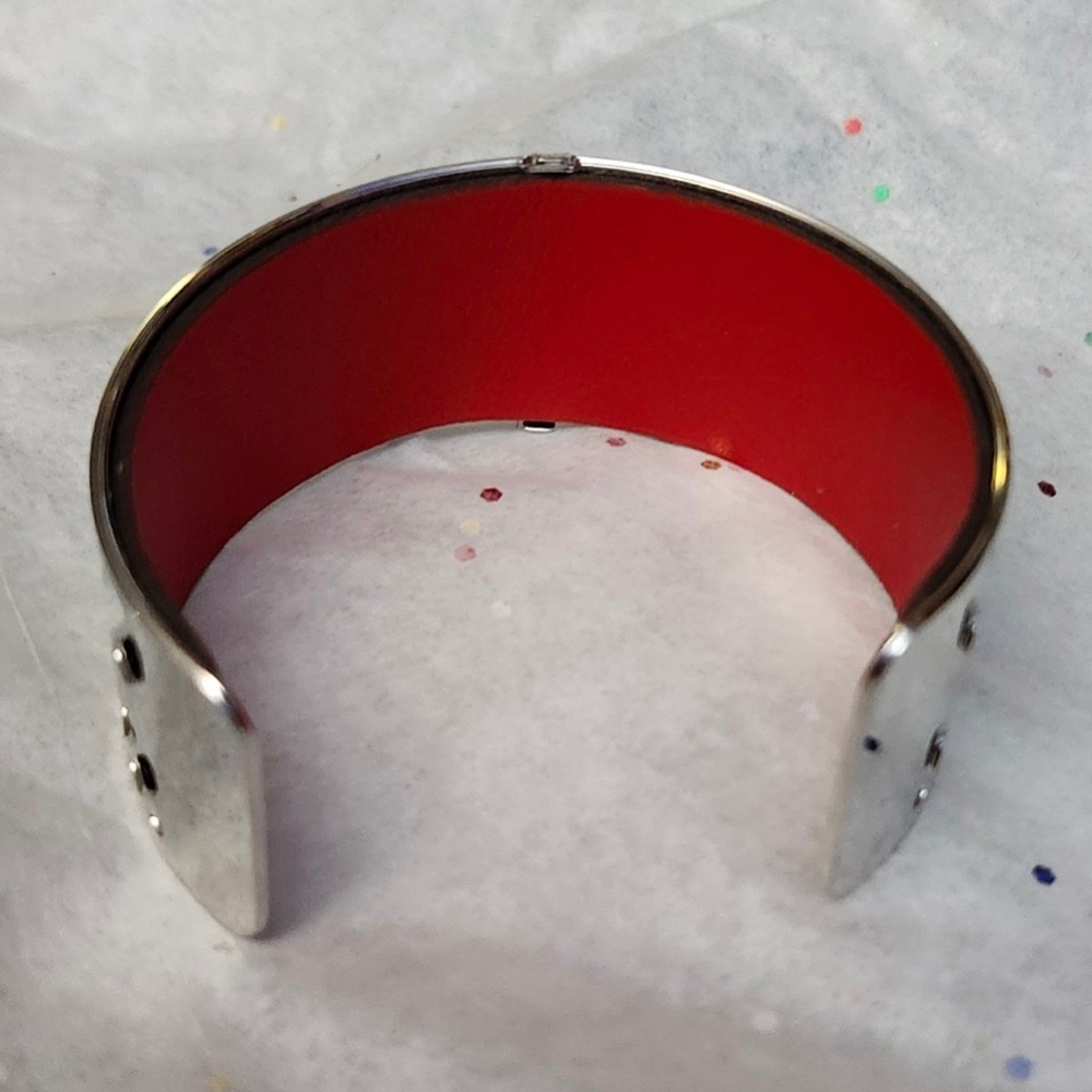 Love Stainless Steel Cuff Bracelet - Picture 6 of 11